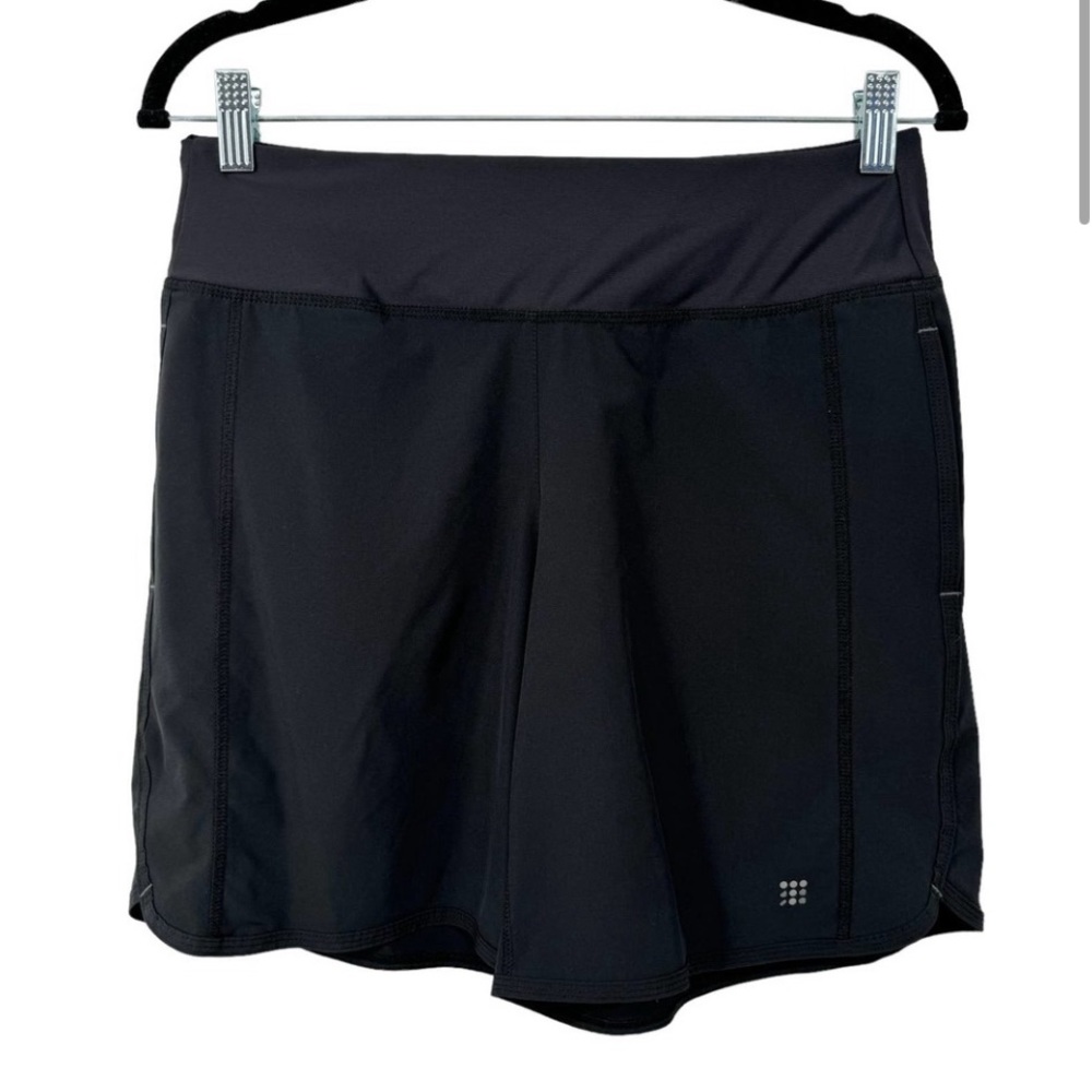 Title Nine Nimbleme Shorts Black Workout Tennis Hiking Sporty Athleisure Pull On